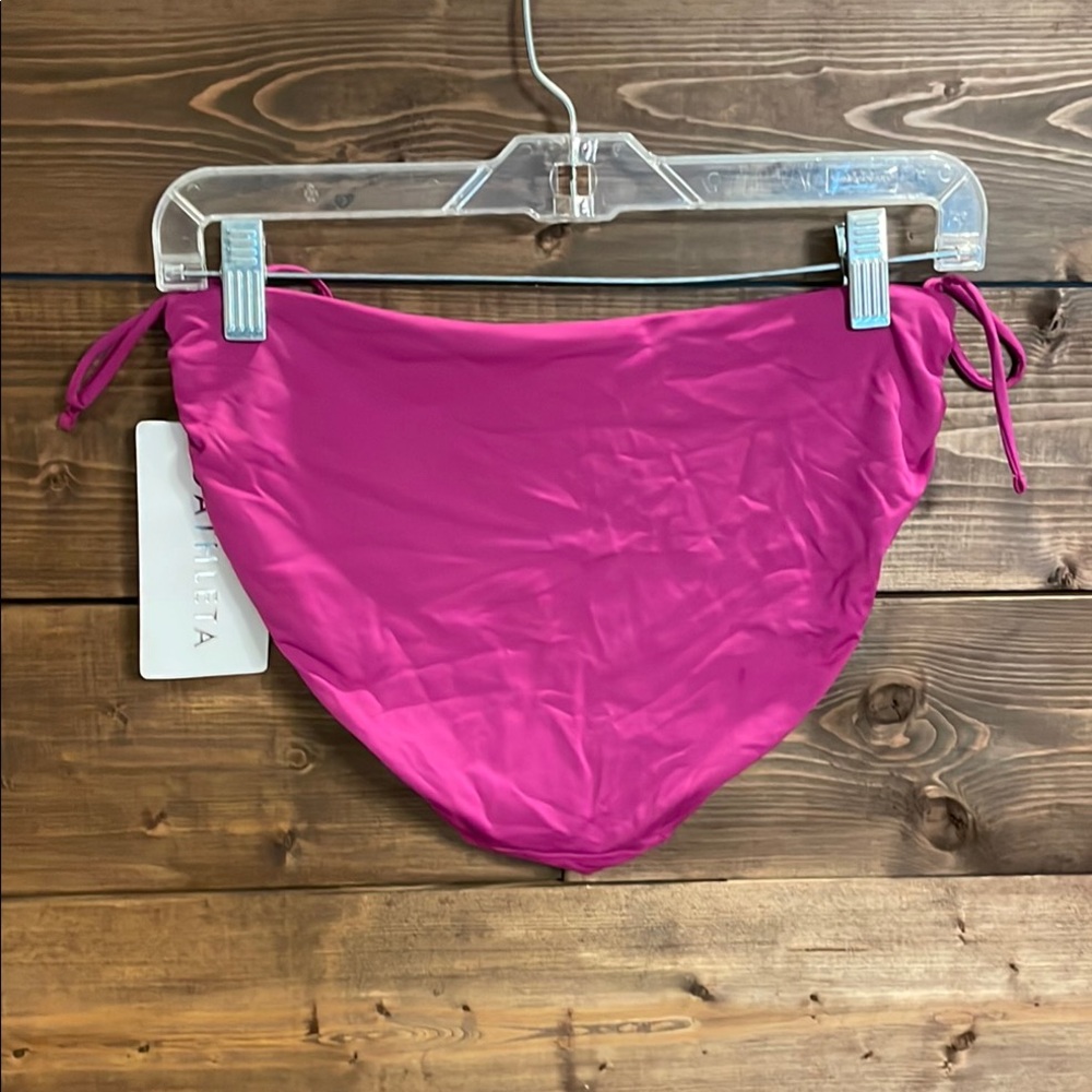 Athleta Pink Bikini Swim Bottoms Size S (#824) - Picture 5 of 8